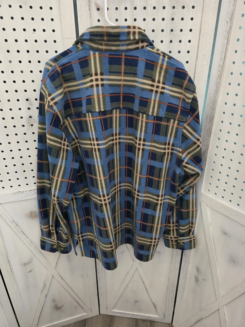 Blue & Green Plaid Button-Up Scandia Woods Size XLG